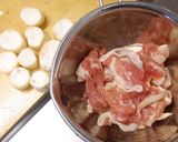 薄切肉が角切肉に大変身！！やわらか酢豚　作り方2写真