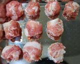 薄切肉が角切肉に大変身！！やわらか酢豚　作り方4写真