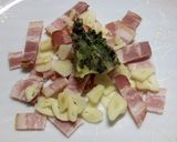 【簡単】バジルとにんにくのパスタ作り方4写真