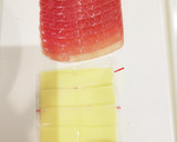 生ハムのかいわれ大根とチーズ巻き作り方1写真