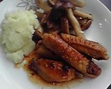 ☆手羽中のにんにく醤油☆作り方4写真