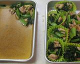 冷凍可能お弁当おかず鶏肉と小松菜の炒め物作り方7写真