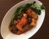豚肩ロースのトマト煮込み（＋リゾット）作り方9写真