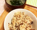 秋！サンマの土鍋炊き込みご飯作り方5写真