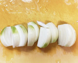 万願寺とうがらしとチキンの甘酢あんかけ作り方2写真