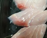 めかじきのごま油チーズ焼き作り方1写真