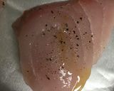 めかじきのごま油チーズ焼き作り方3写真