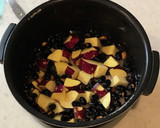 黒豆とさつまいもの炊き込みご飯☆いも最高作り方3写真