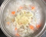 屋台の定番☆味噌が決め手のすいとん汁作り方11写真
