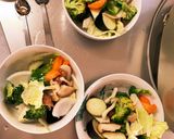 レンジ肉無きな粉味噌炒飯味白菜回鍋肉風作り方10写真