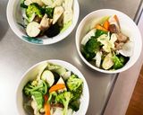 レンジ肉無きな粉味噌炒飯味白菜回鍋肉風作り方12写真