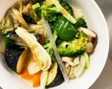 レンジ肉無きな粉味噌炒飯味白菜回鍋肉風作り方15写真