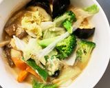 レンジ肉無きな粉味噌炒飯味白菜回鍋肉風作り方16写真