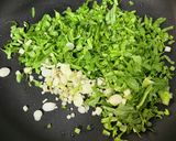 間引き菜と煮汁でサスティナブルなふりかけ作り方1写真