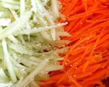 イカと海老、野菜のマリネ作り方1写真