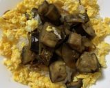 簡単。ナス卵丼作り方5写真