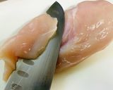 【朝ごはんは｡｡｡チキンサンド】作り方3写真