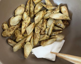 簡単に作れる☆ごぼうの甘辛焼き☆作り方3写真