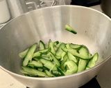 きょうの朝食はハムと胡瓜のオープンサンド作り方1写真