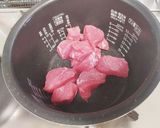 炊飯器☆豚ヒレ肉のトマト煮込み作り方1写真