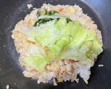 バランス◎！鶏ひき肉と梅の和風炒飯作り方5写真