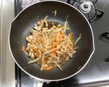 【大崎市】大豆入り鶏ごぼうごはん【給食】作り方3写真