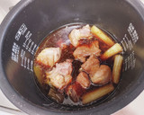 すき焼きめんつゆ☆炊飯器豚角煮作り方4写真