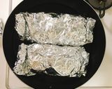 簡単!フライパンde鶏肉の塩麹ホイル焼き作り方4写真