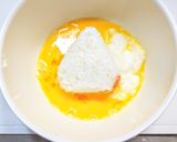 コンビニのオニギリを混ぜたお好み焼き作り方3写真