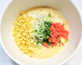 コンビニのオニギリを混ぜたお好み焼き作り方4写真
