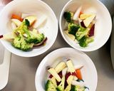 根菜茄子簡単梅ポン酢炒味温野菜サラダ作り方7写真
