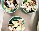根菜茄子簡単梅ポン酢炒味温野菜サラダ作り方11写真