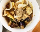 根菜茄子簡単梅ポン酢炒味温野菜サラダ作り方19写真