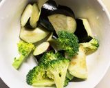 レンジ肉無豆腐きな粉ケチャ醤油味野菜炒め作り方8写真