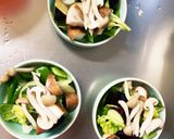 レンジ肉無豆腐きな粉ケチャ醤油味野菜炒め作り方11写真