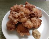 米粉で作る♪唐揚げマウンテン作り方4写真