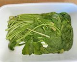 野沢菜の玄米チャーハン作り方1写真
