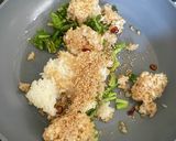 野沢菜の玄米チャーハン作り方3写真