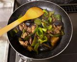 豚肉と茄子とピーマンのピリ辛炒め作り方4写真