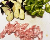 豚肉と茄子とピーマンのピリ辛炒め作り方2写真