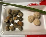 アサリとエビ団子（つみれ）の簡単味噌汁作り方1写真