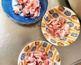 きな粉簡単梅ソース味豚こま大根青椒肉絲風作り方3写真
