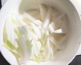 きな粉簡単梅ソース味豚こま大根青椒肉絲風作り方6写真