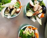 きな粉簡単梅ソース味豚こま大根青椒肉絲風作り方11写真
