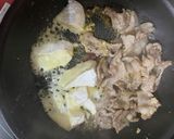 焼きチーズと豚の味噌汁作り方5写真