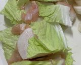 鶏むね肉、白菜、大根のミルフィーユ鍋作り方4写真