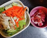 15分で完成♡レンチン白菜と豚コマの旨煮作り方1写真