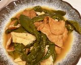万願寺とお揚げさん煮作り方6写真
