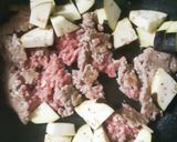辛くない！麻婆茄子風餡掛け作り方2写真