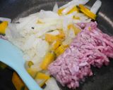 お弁当！そぼろチーズハンバーグ作り方2写真